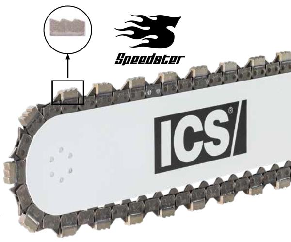 ICS Diamantkette Force3-29 Speedster 30 cm 653247 für 613GC, 680GC, 680ES GC, ICS-Cardi CD35-230V-WL, Cardi Coccodrillo CD 35